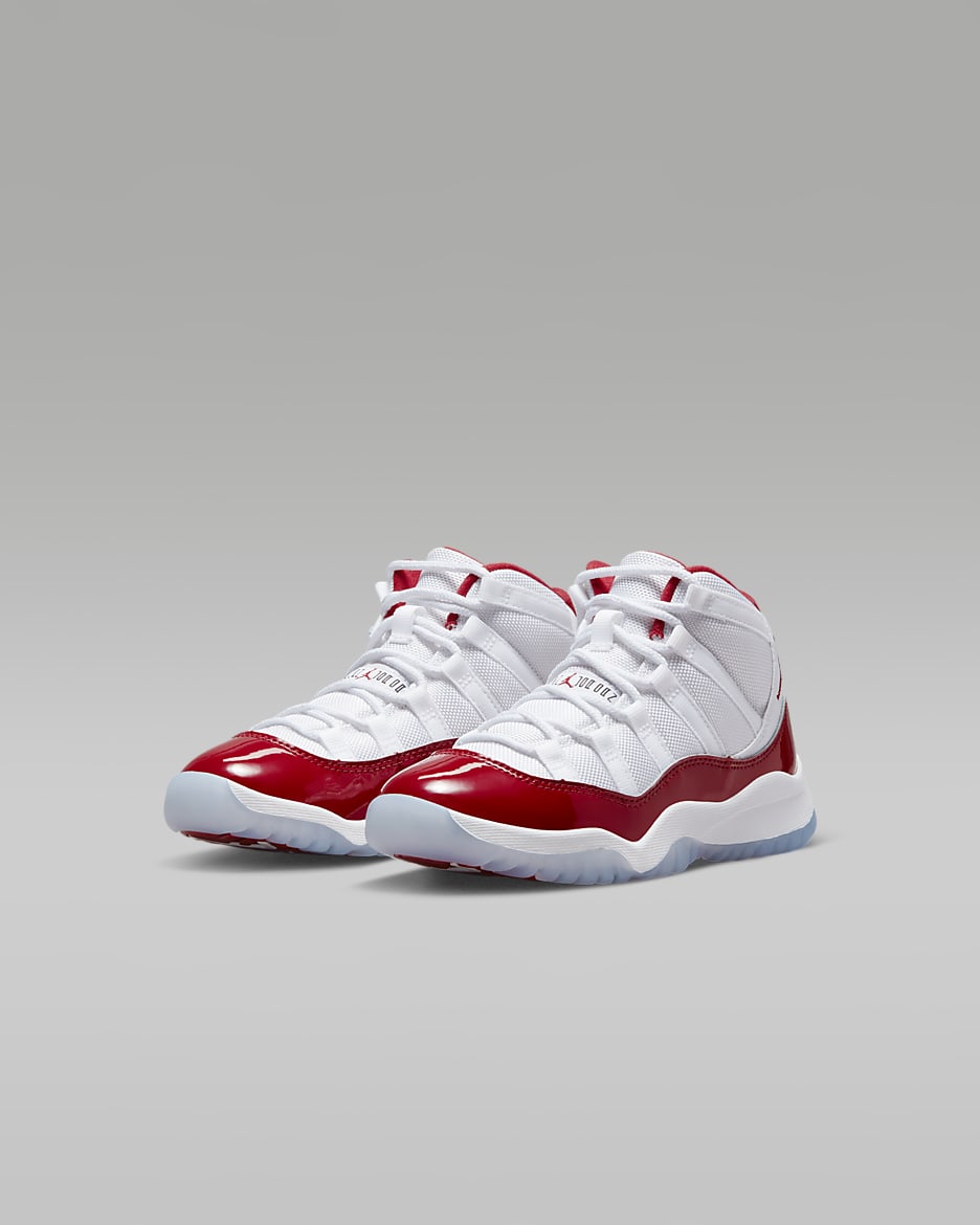 Jordan 11 white red 2025